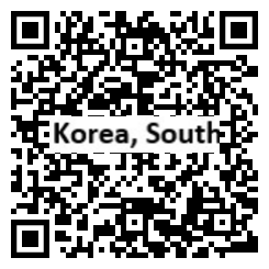 QR code to learn more about South Korea
